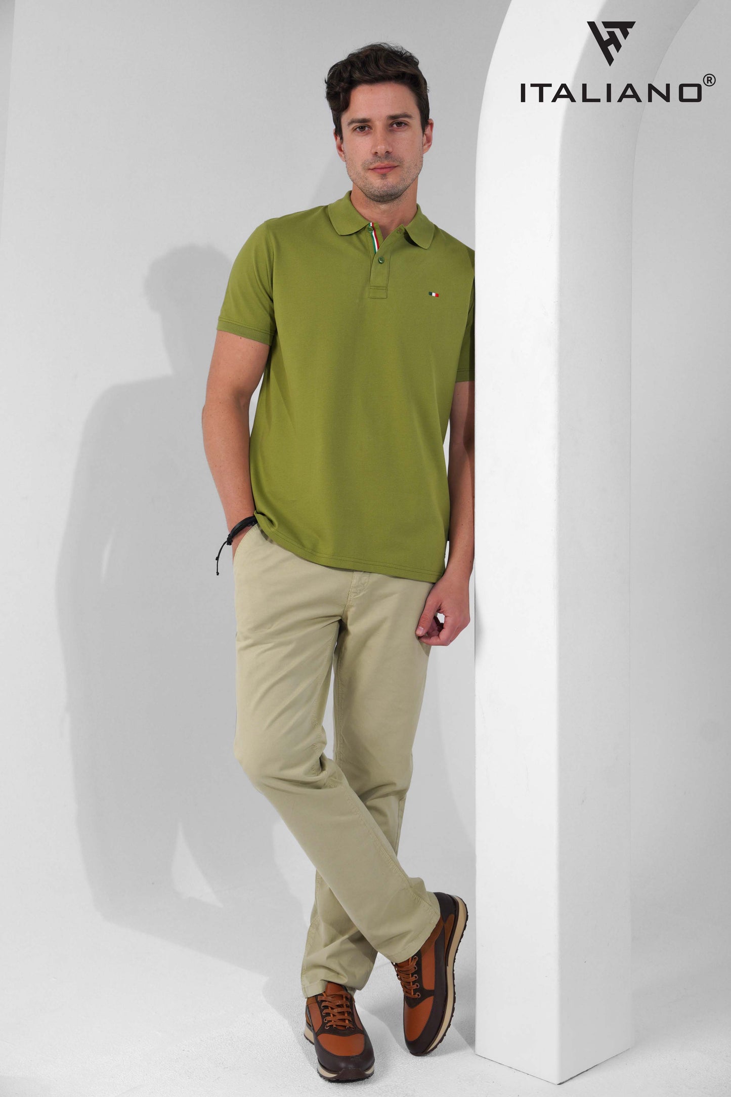 Men T-Shirt Polo Italiano ITSH320