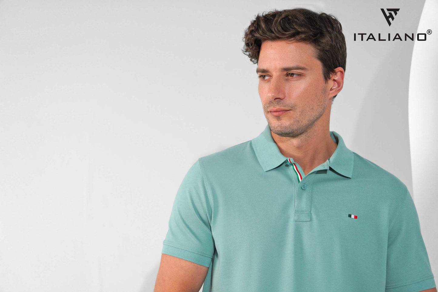 Men T-Shirt Polo Italiano ITSH320