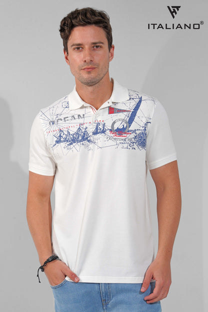 Men T-Shirt polo Italiano ITSH 284