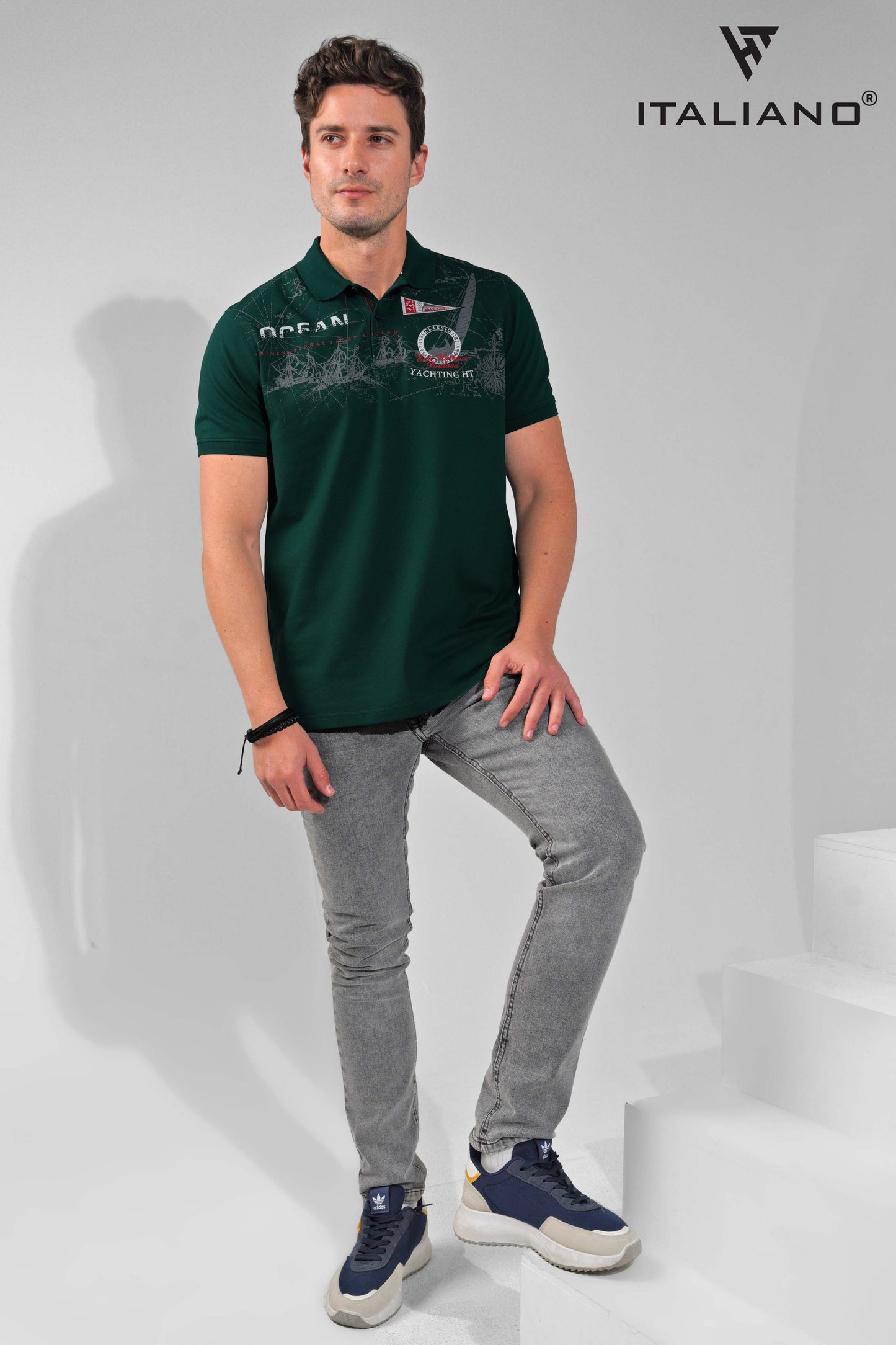 Men T-Shirt polo Italiano ITSH 284