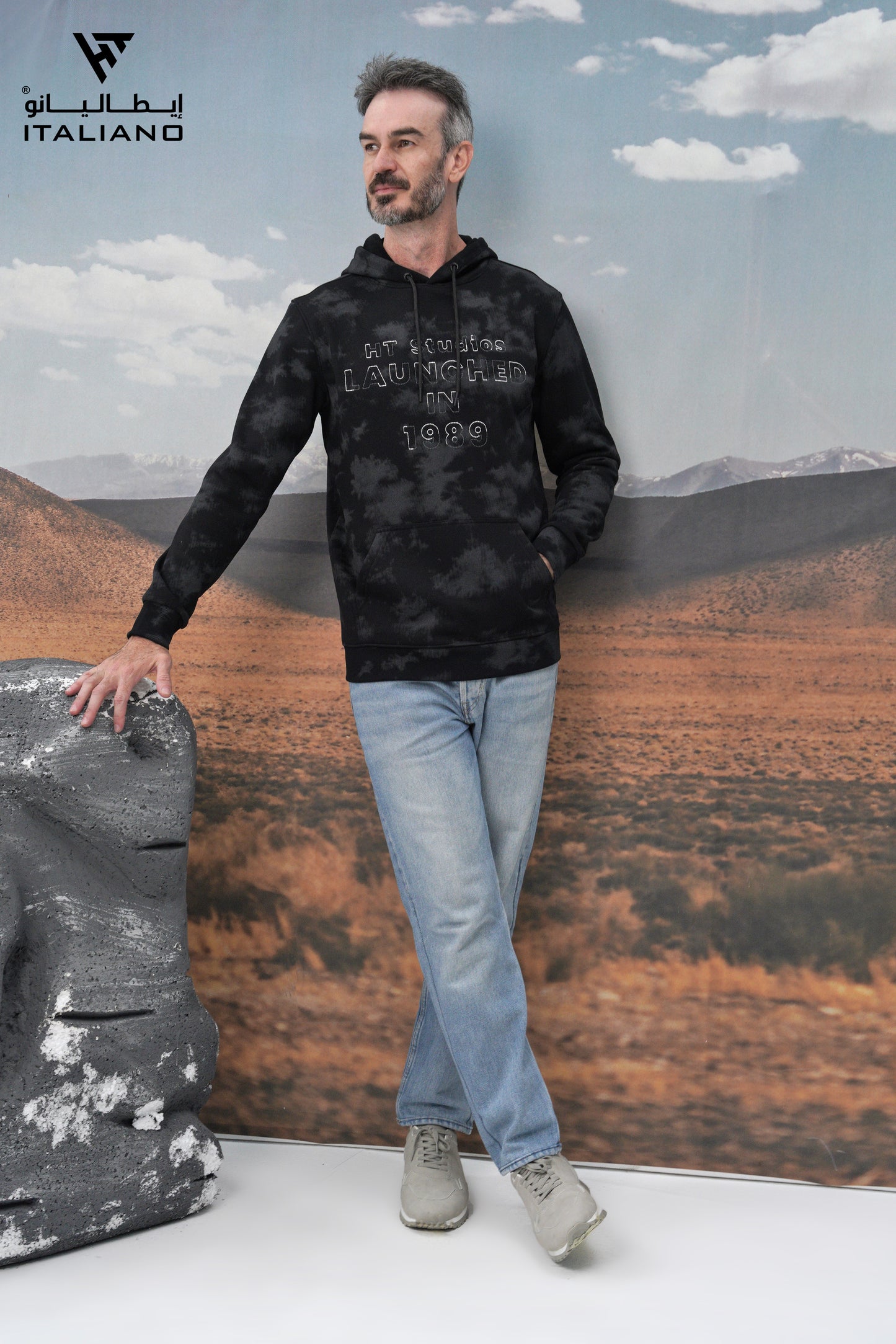 Men Hoodie T-Shirt ITHO199