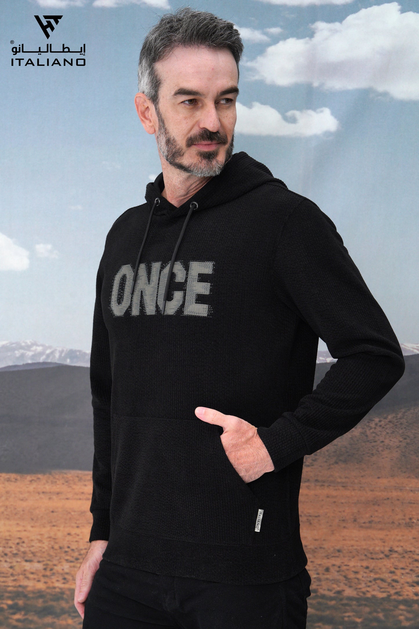 Men Hoodie T-Shirt ITHO206