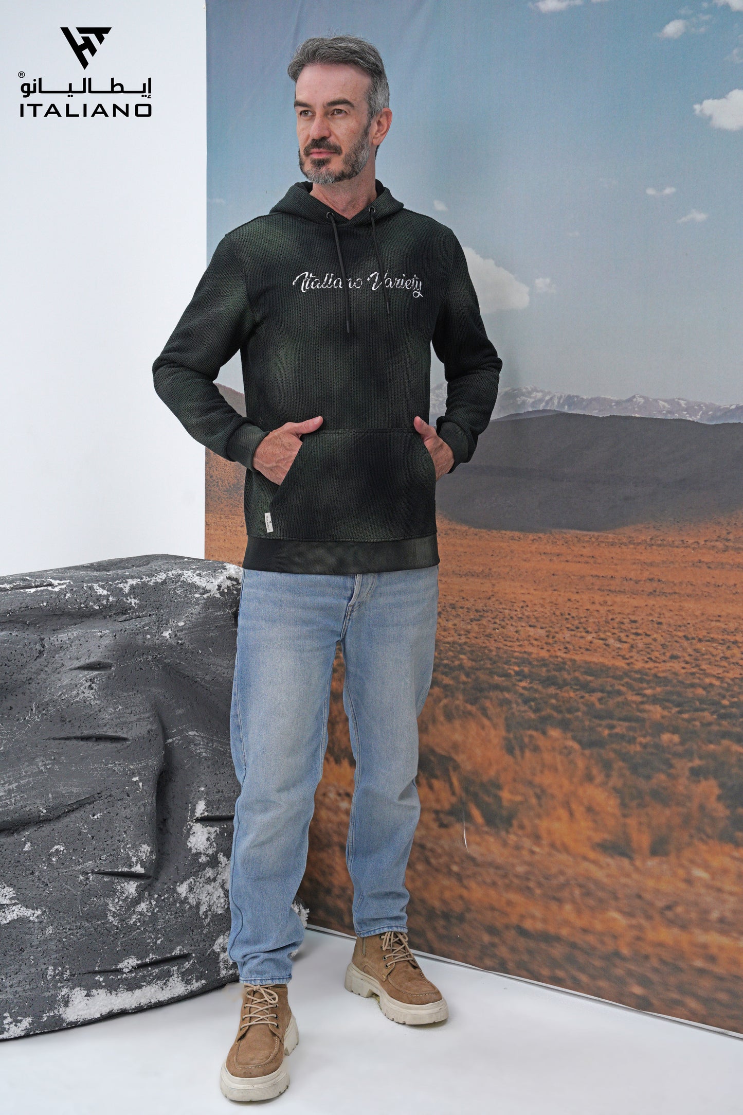 Men Hoodie T-Shirt ITHO207