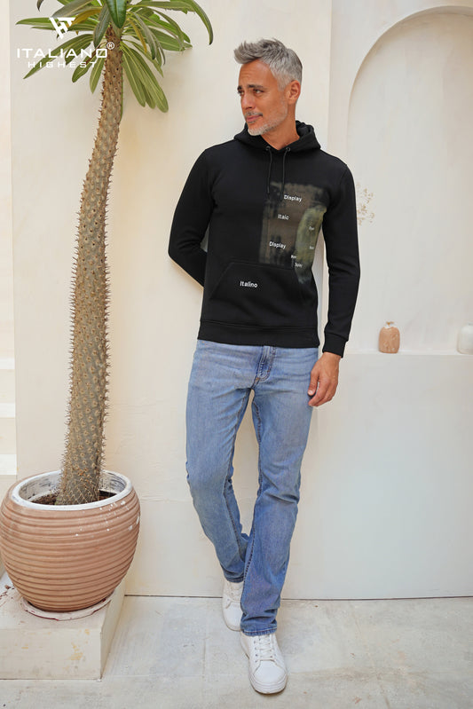 Men Hoodie T-Shirt ITHO54