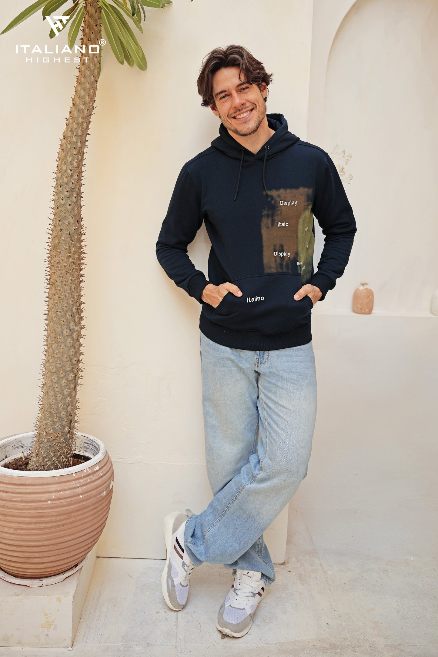 Men Hoodie T-Shirt ITHO54