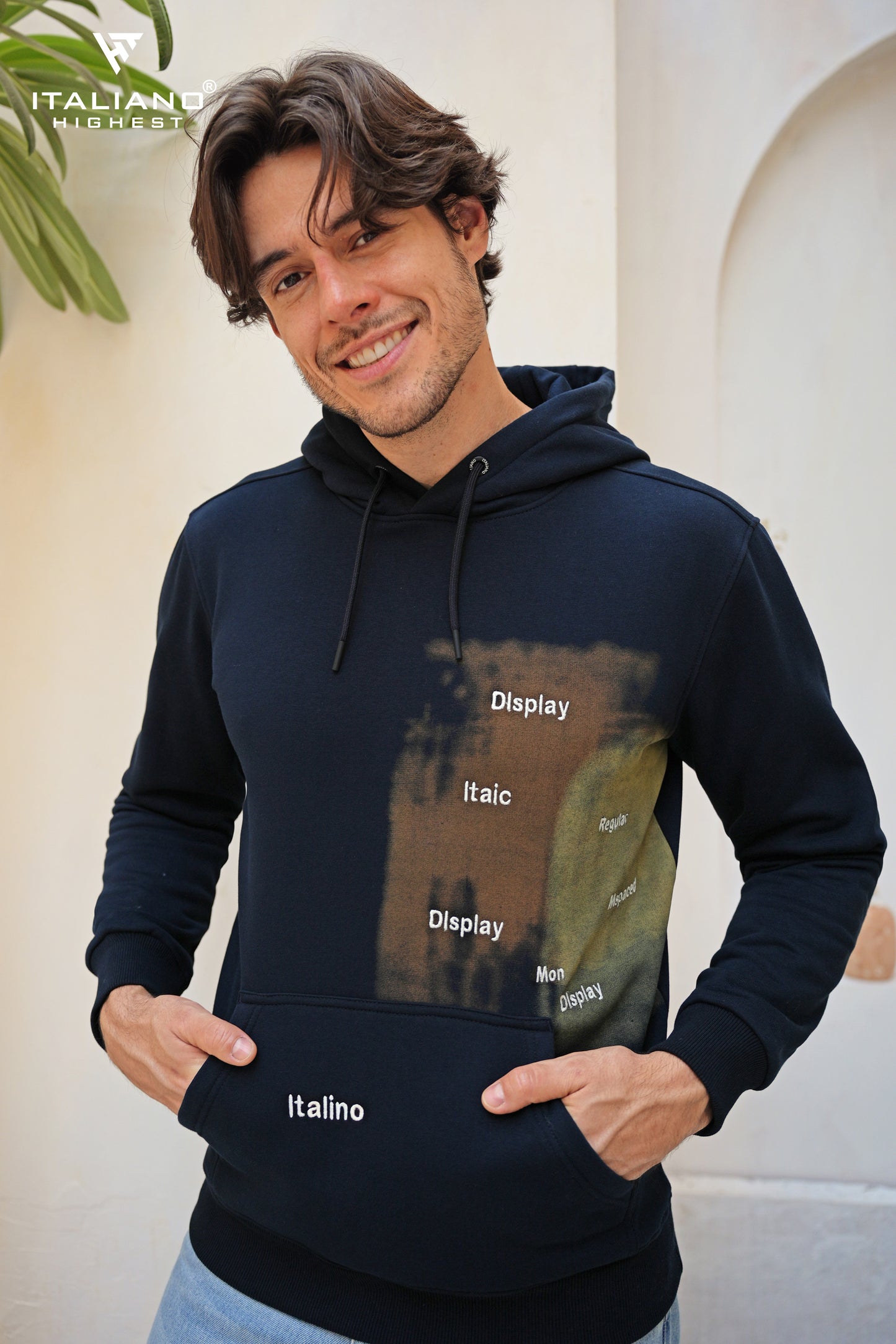 Men Hoodie T-Shirt ITHO54