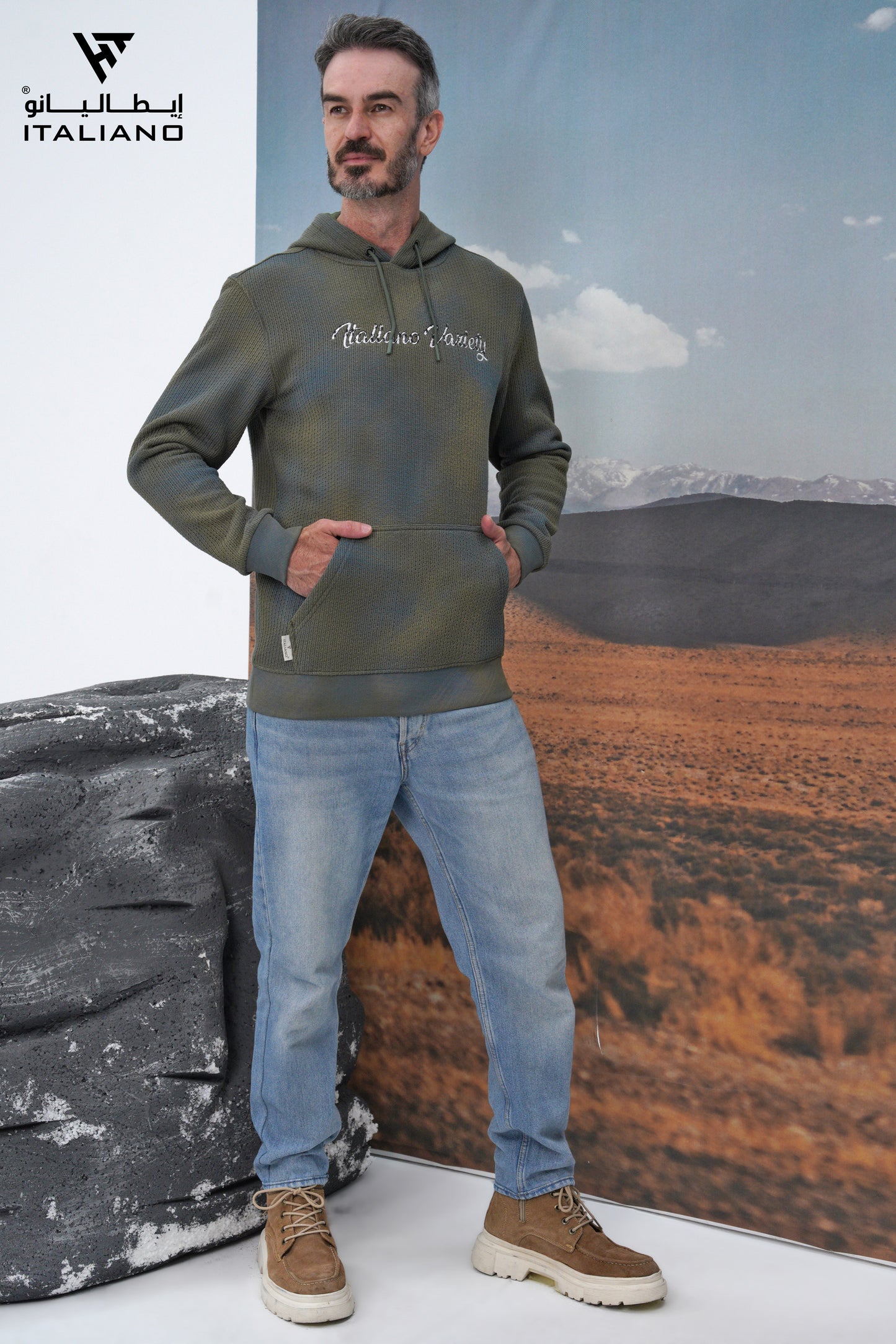 Men Hoodie T-Shirt ITHO207