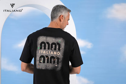 Men T-shirt Italiano over size 1092