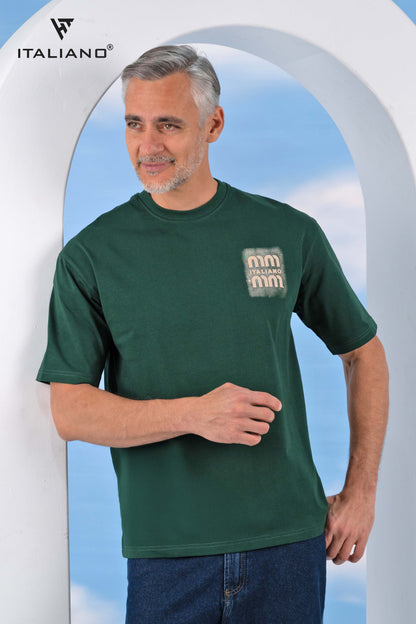 Men T-shirt Italiano over size 1092