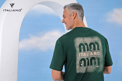 Men T-shirt Italiano over size 1092