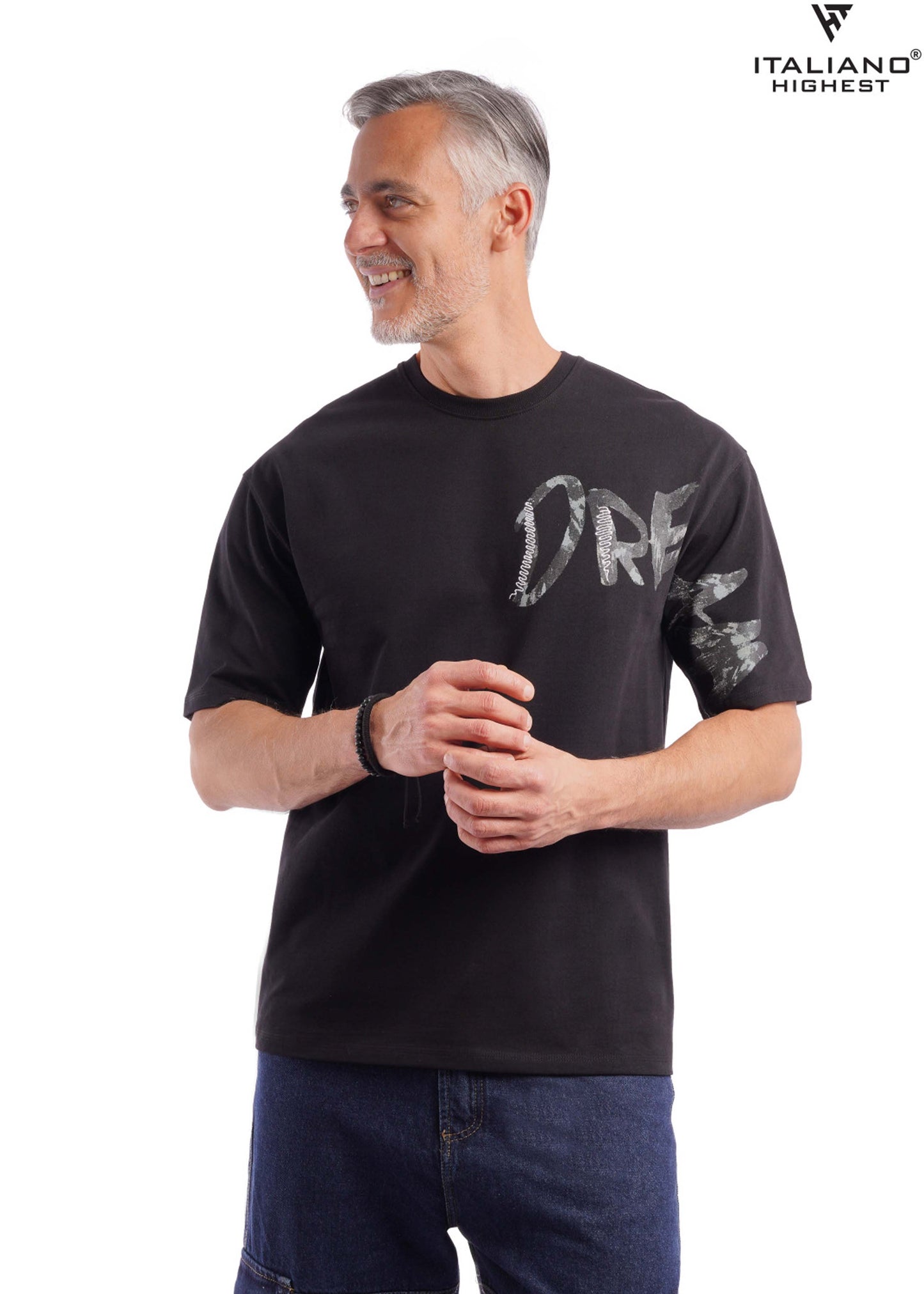 Men T-shirt Over size Italiano TS 1017