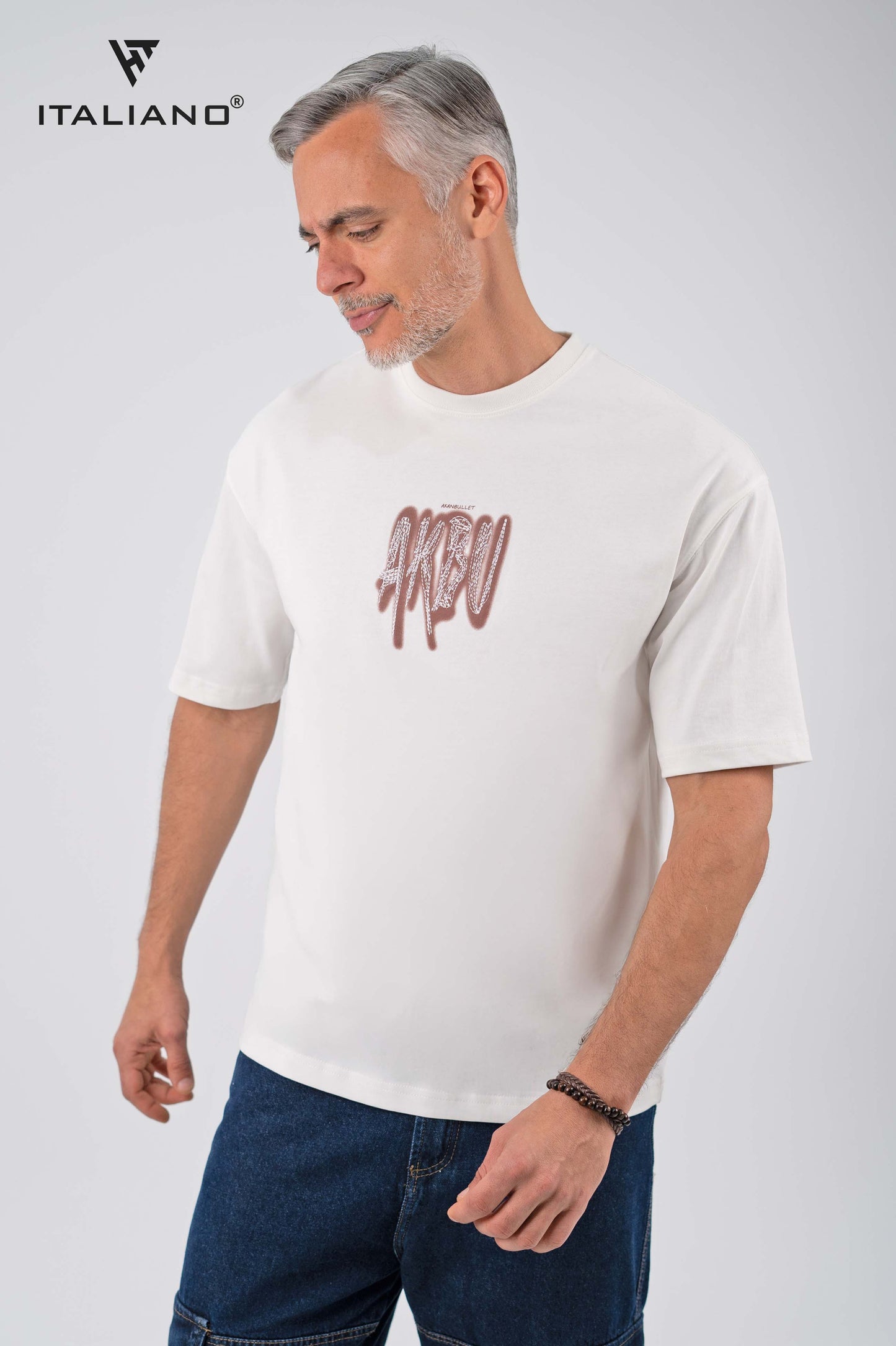 Men T-Shirt OverSize Italiano ITSH1090