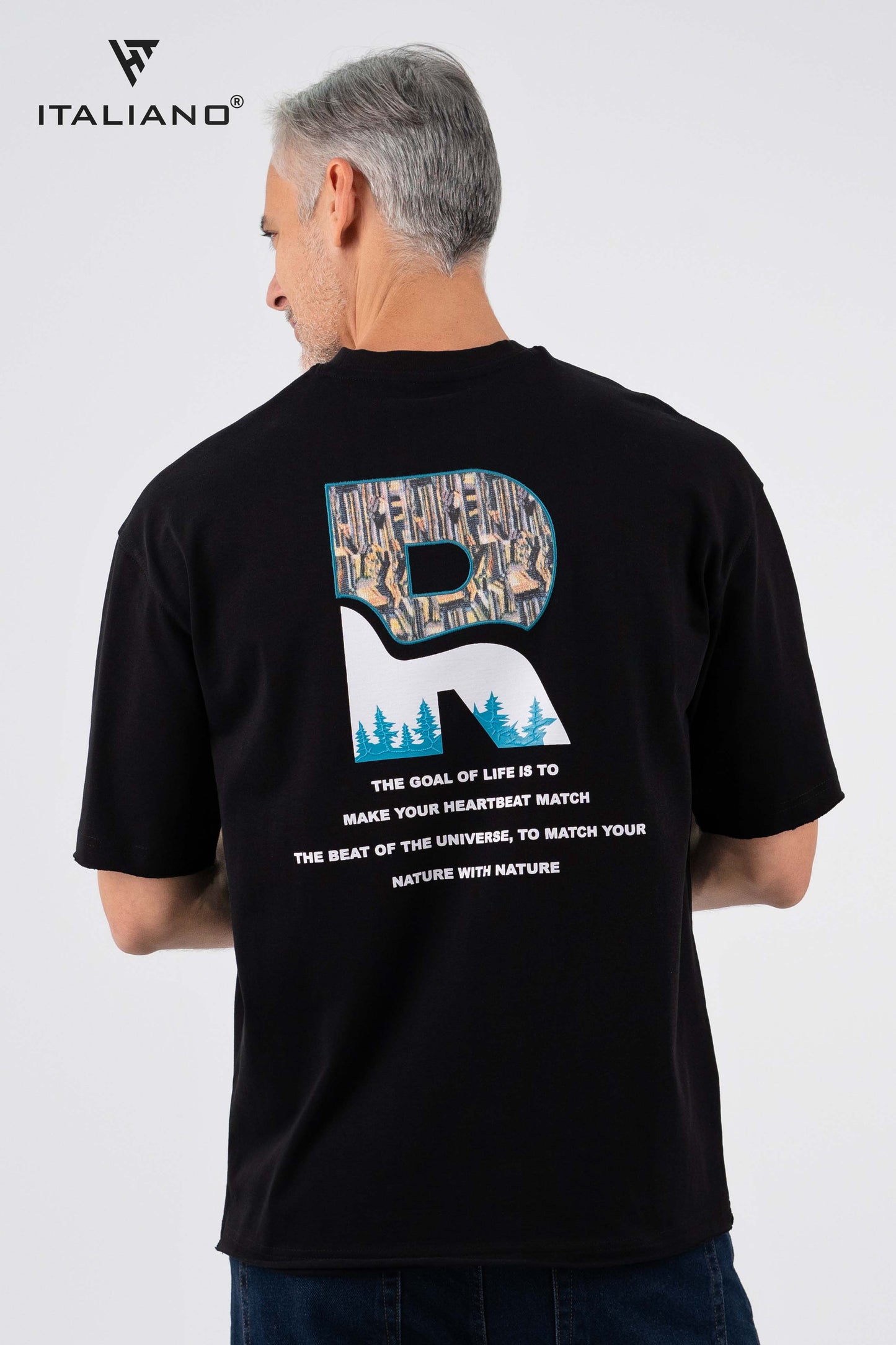 Men T-Shirt OverSize Italiano ITSH1083