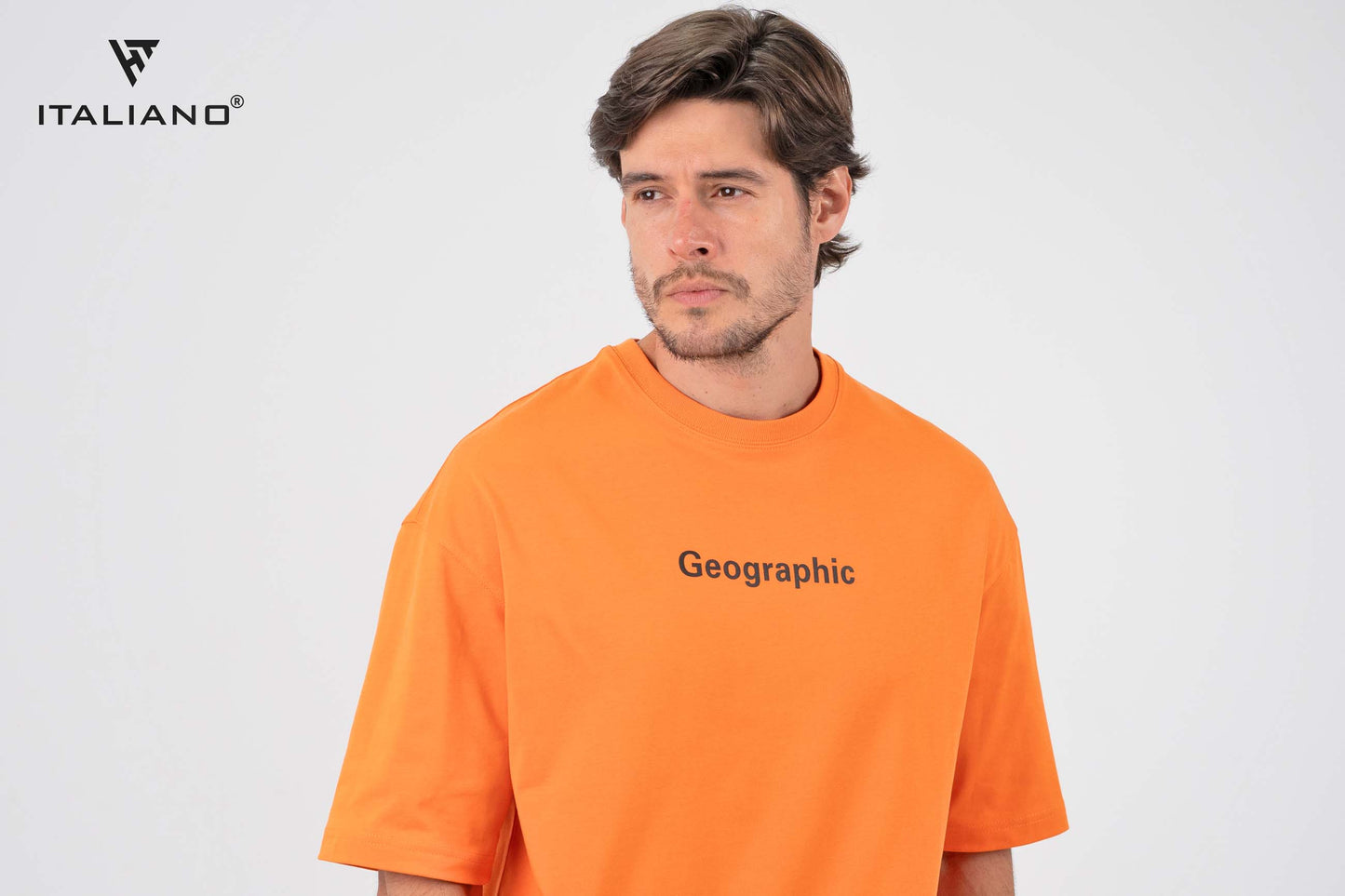 Men T-shirt Over size Italiano TS 1075