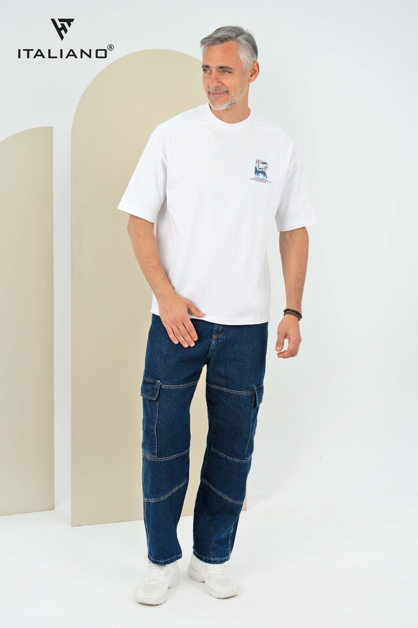 Men T-Shirt OverSize Italiano ITSH1083