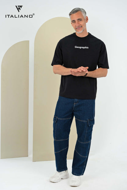 Men T-shirt Over size Italiano TS 1075
