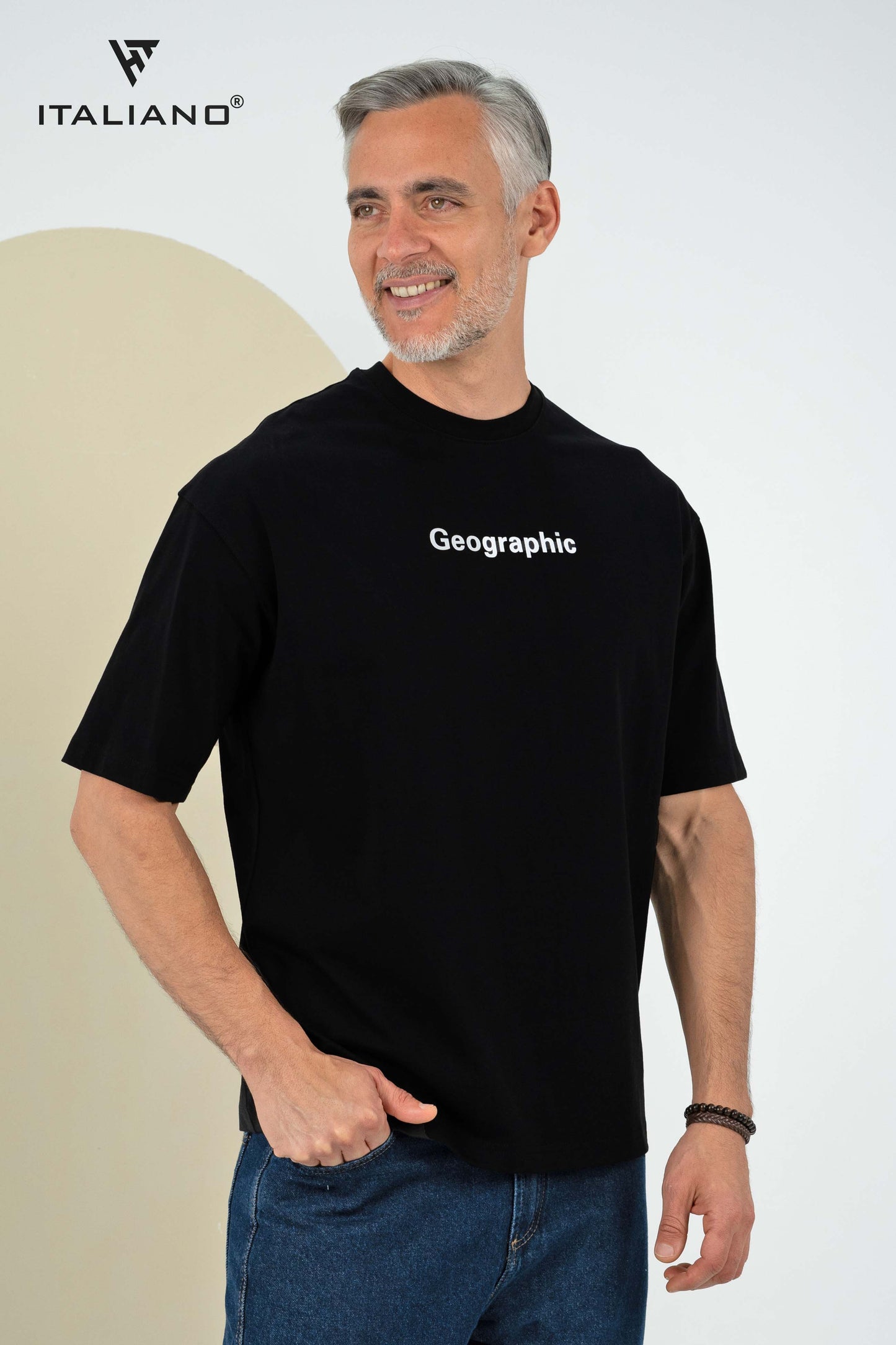 Men T-shirt Over size Italiano TS 1075