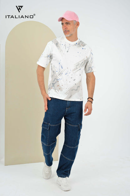 Men T-Shirt OverSize Italiano ITSH1086