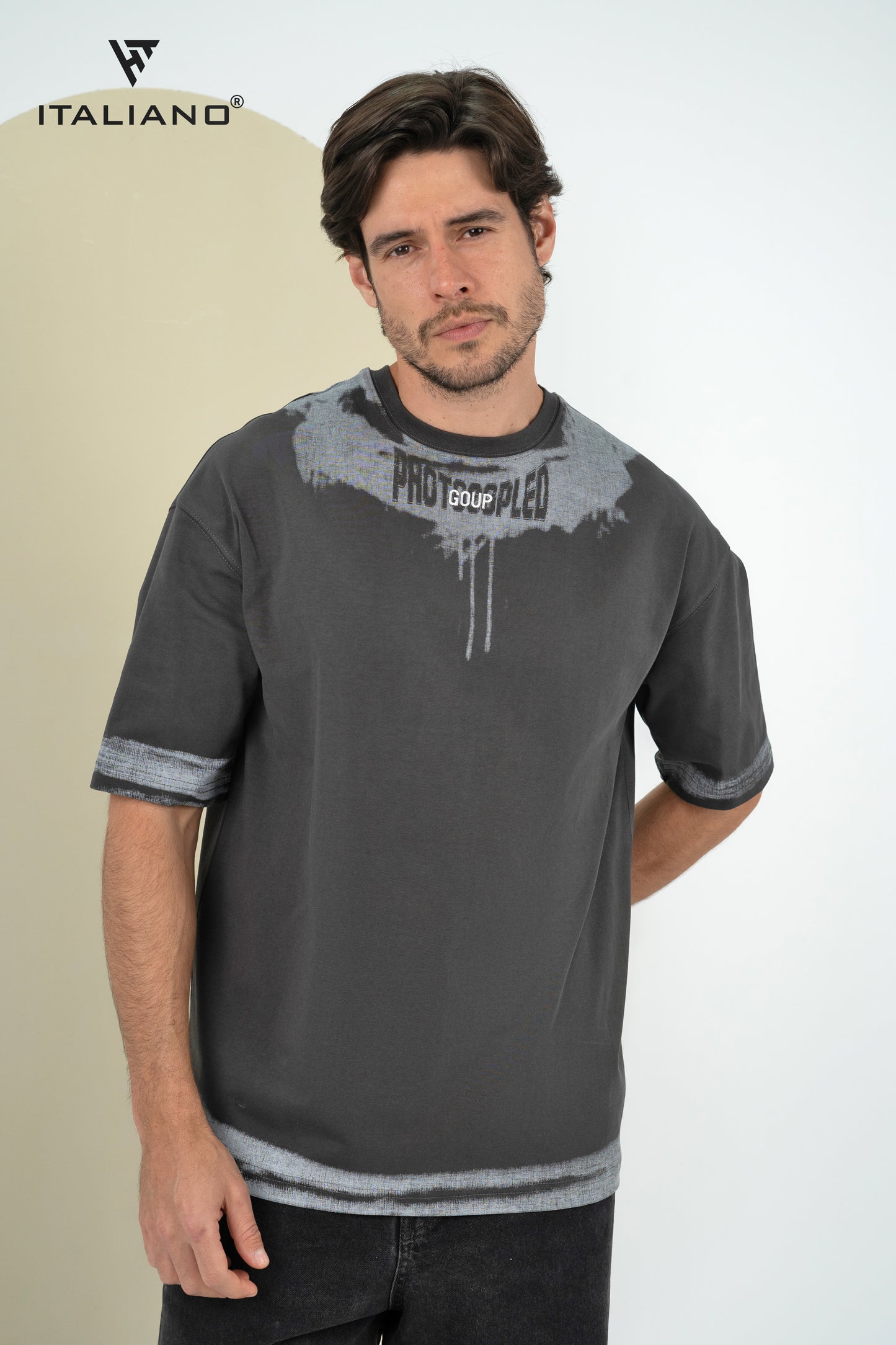 Men T-Shirt OverSize Italiano ITSH 1081