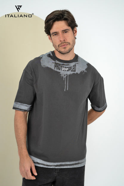 Men T-Shirt OverSize Italiano ITSH 1081