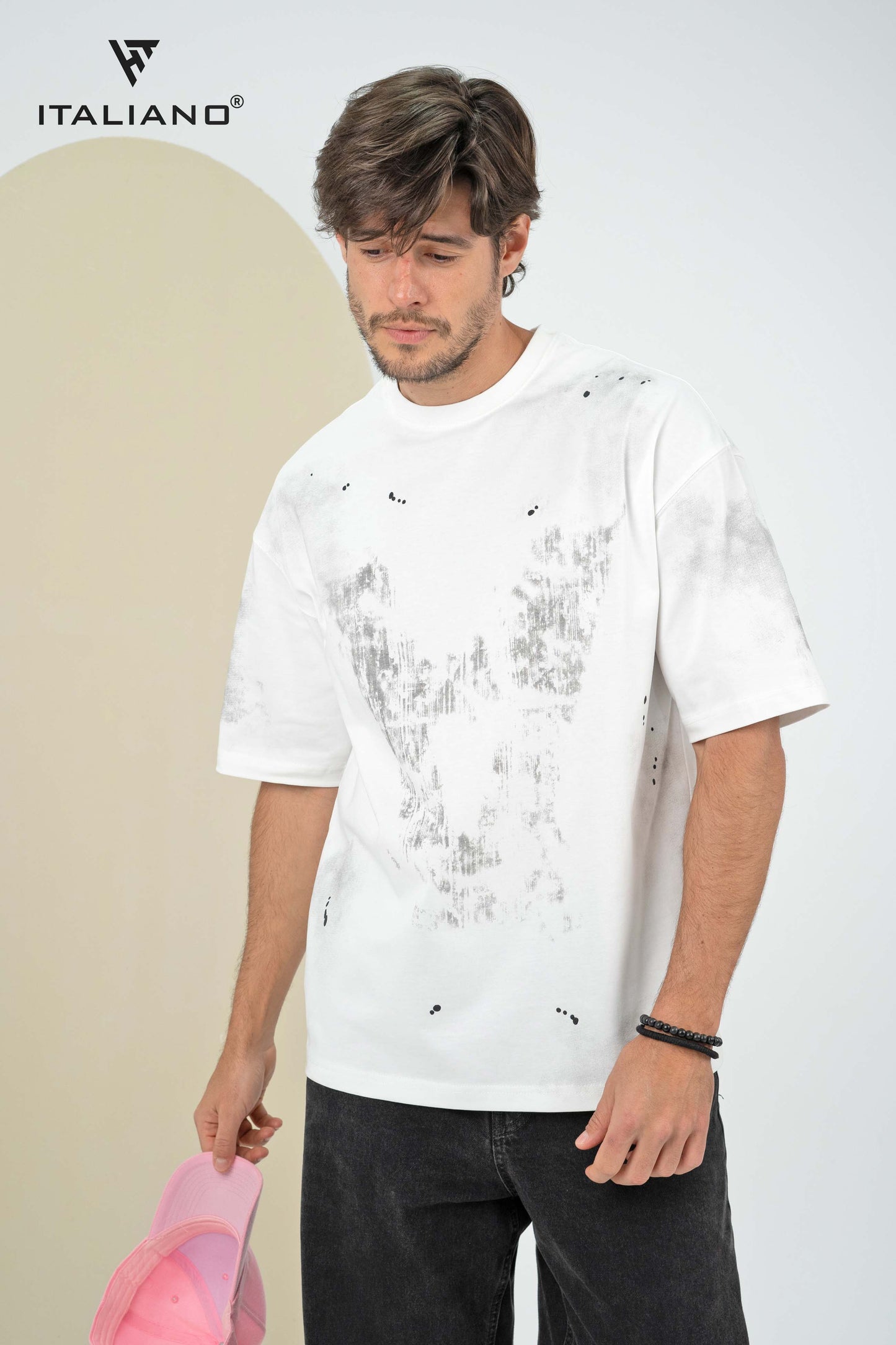 Men T-Shirt OverSize Italiano ITSH1085