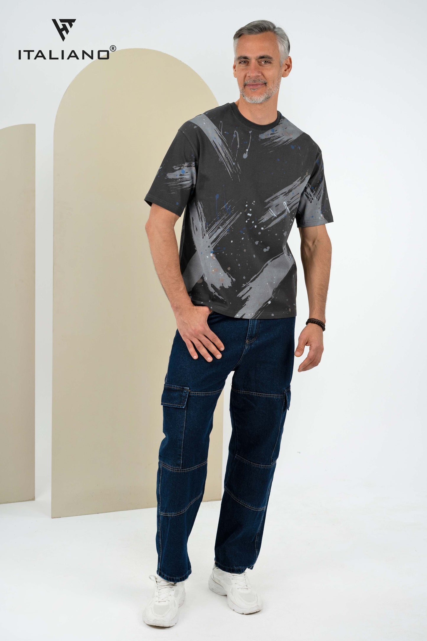 Men T-Shirt OverSize Italiano ITSH1086