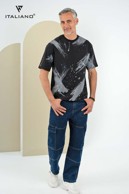 Men T-Shirt OverSize Italiano ITSH1086