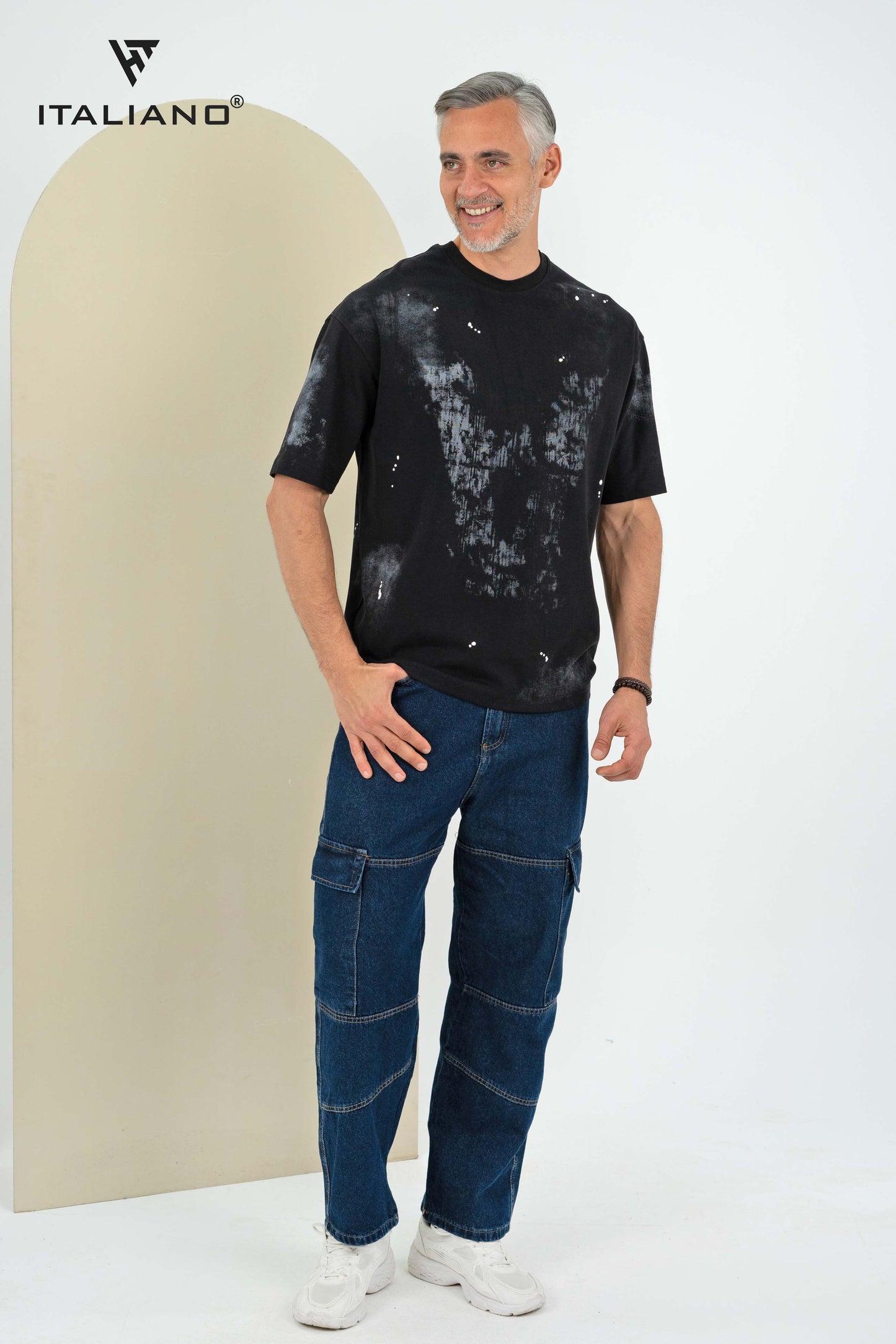 Men T-Shirt OverSize Italiano ITSH1085