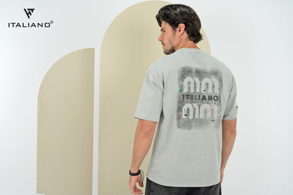 Men T-shirt Italiano over size 1092