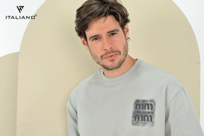 Men T-shirt Italiano over size 1092