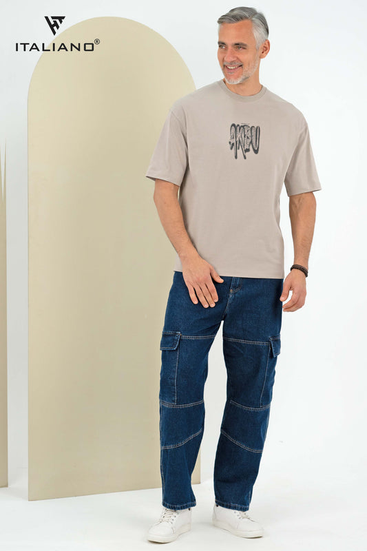 Men T-Shirt OverSize Italiano ITSH1090