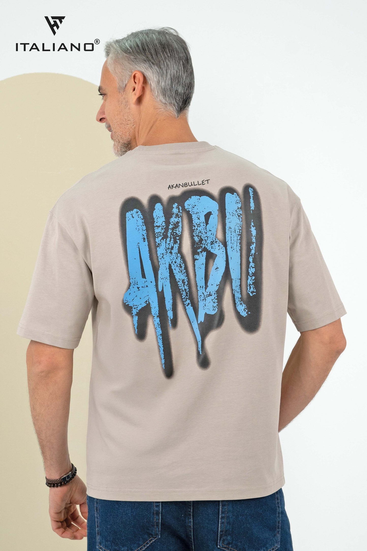 Men T-Shirt OverSize Italiano ITSH1090