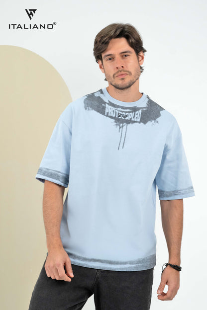 Men T-Shirt OverSize Italiano ITSH 1081