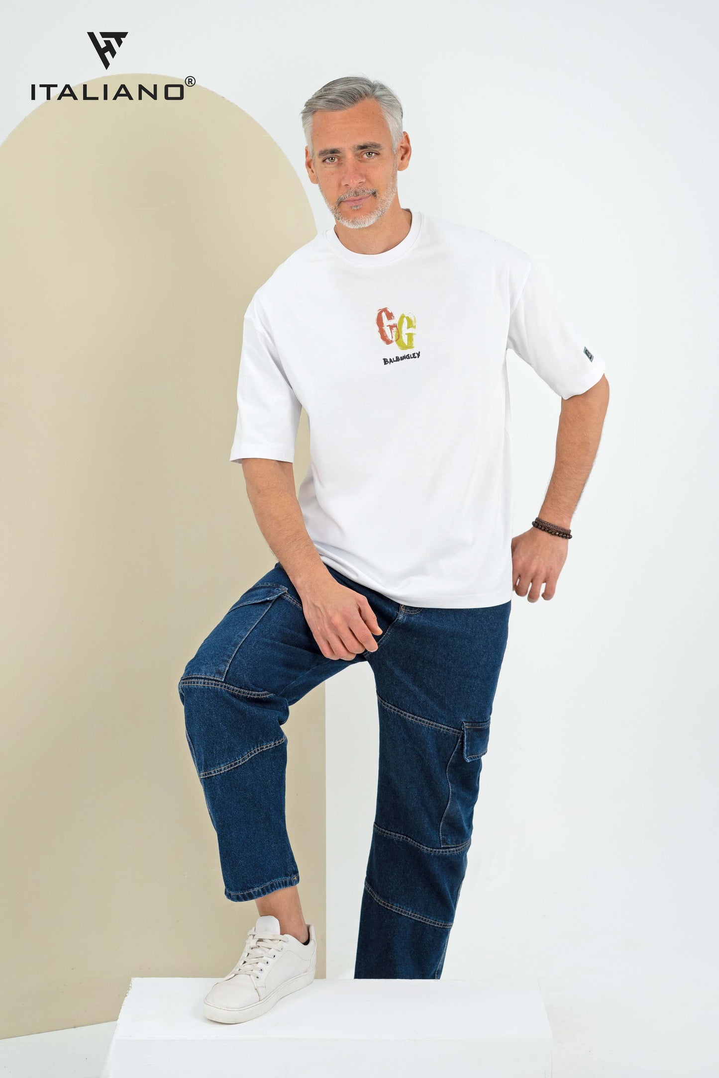 Men T-Shirt Italiano over size ITSH 01080
