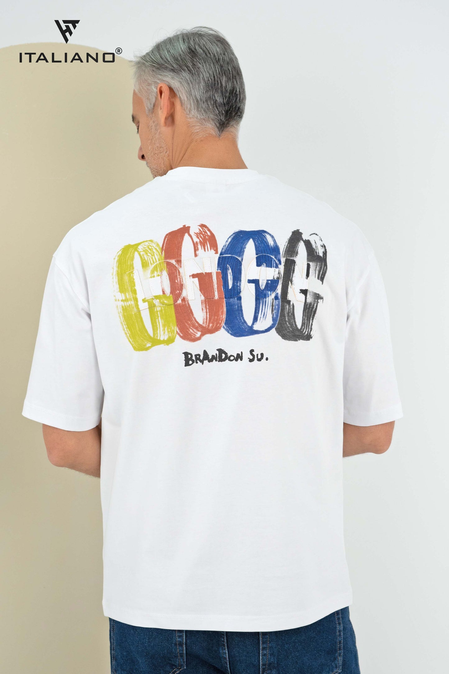 Men T-Shirt Italiano over size ITSH 01080