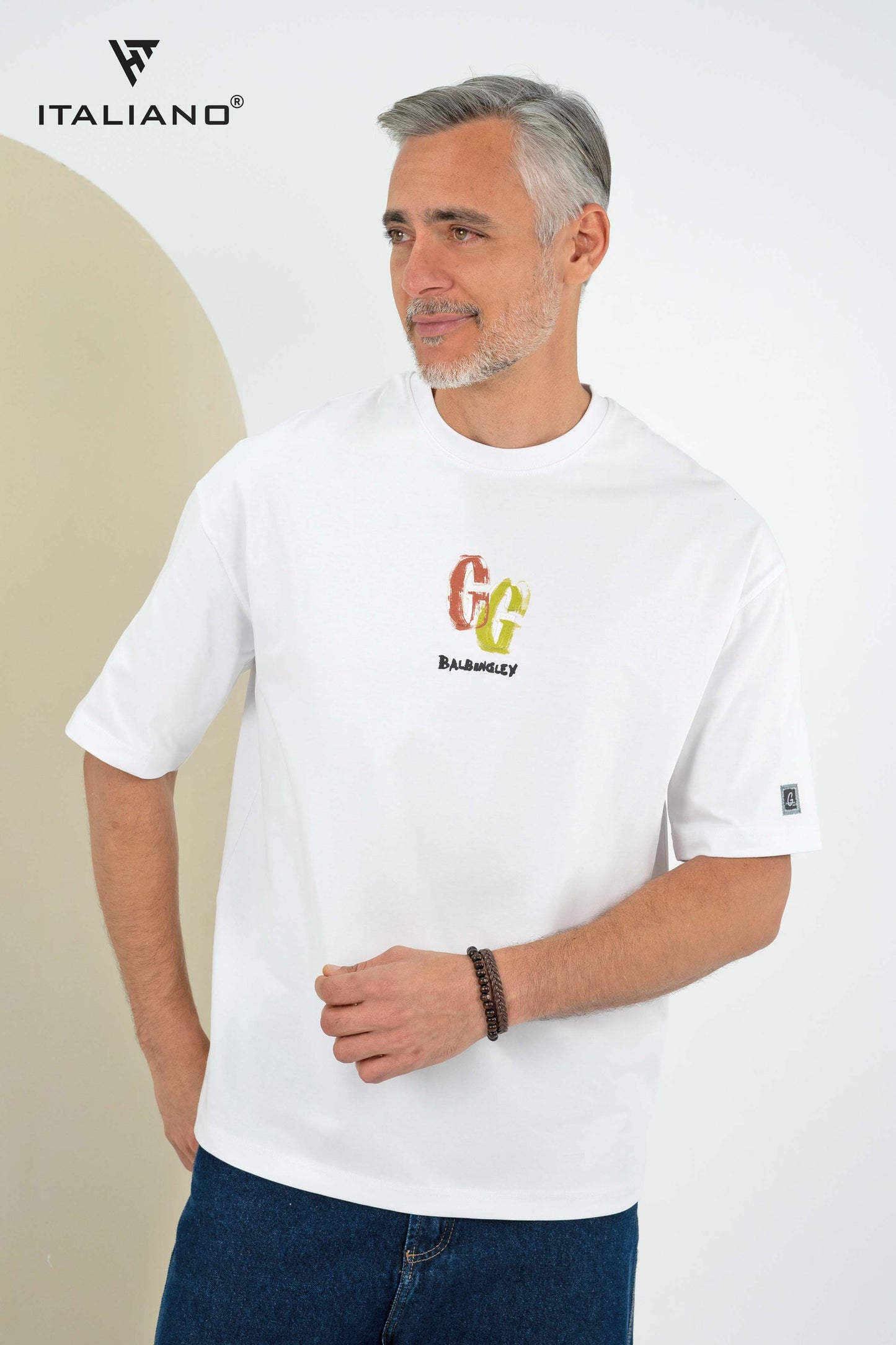 Men T-Shirt Italiano over size ITSH 01080