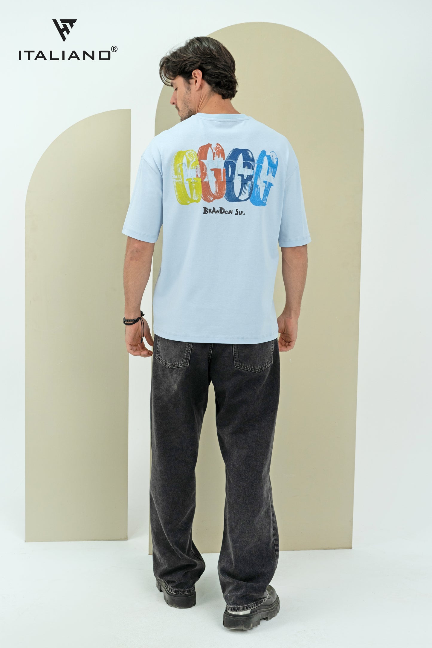 Men T-Shirt Italiano over size ITSH 01080