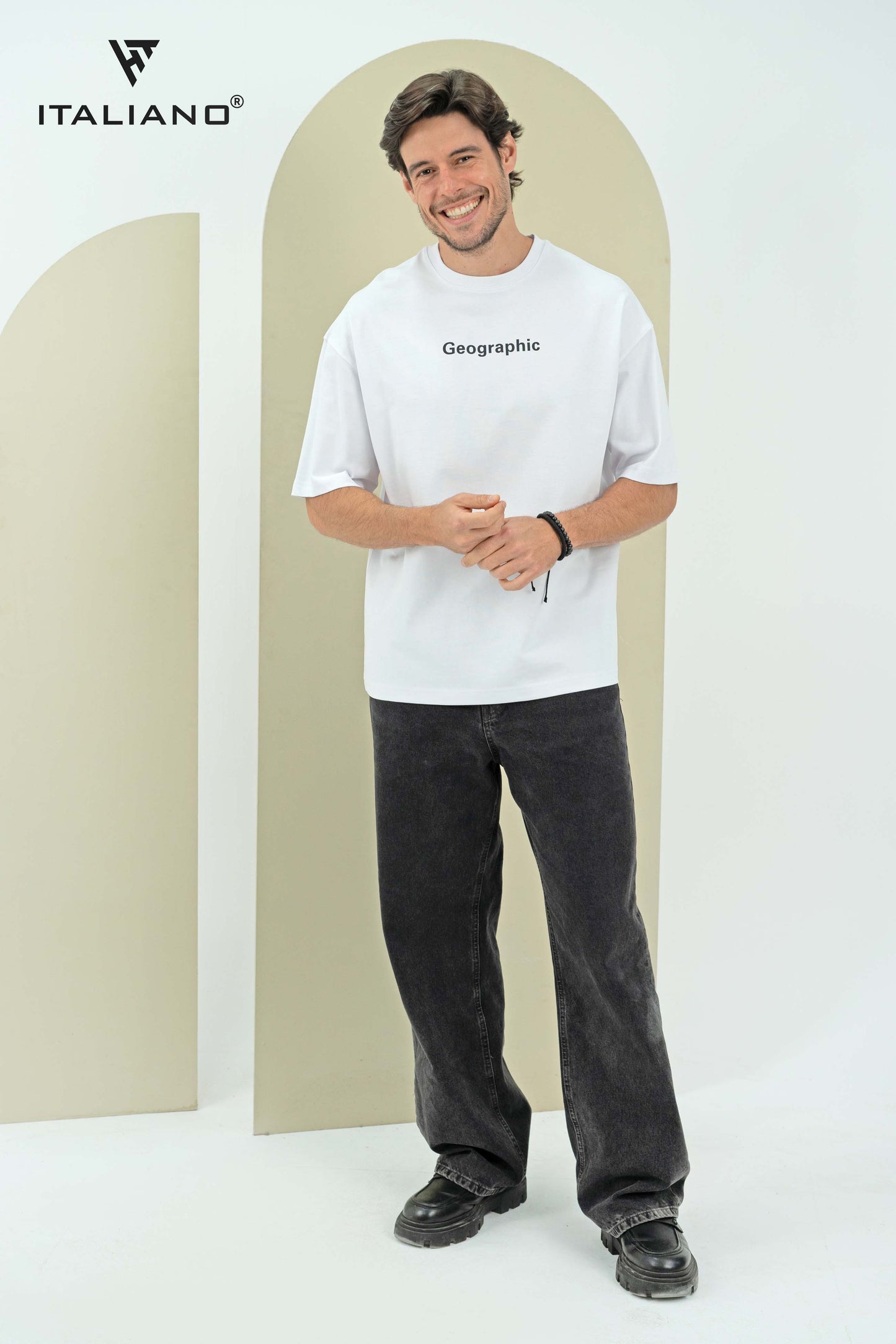 Men T-shirt Over size Italiano TS 1075