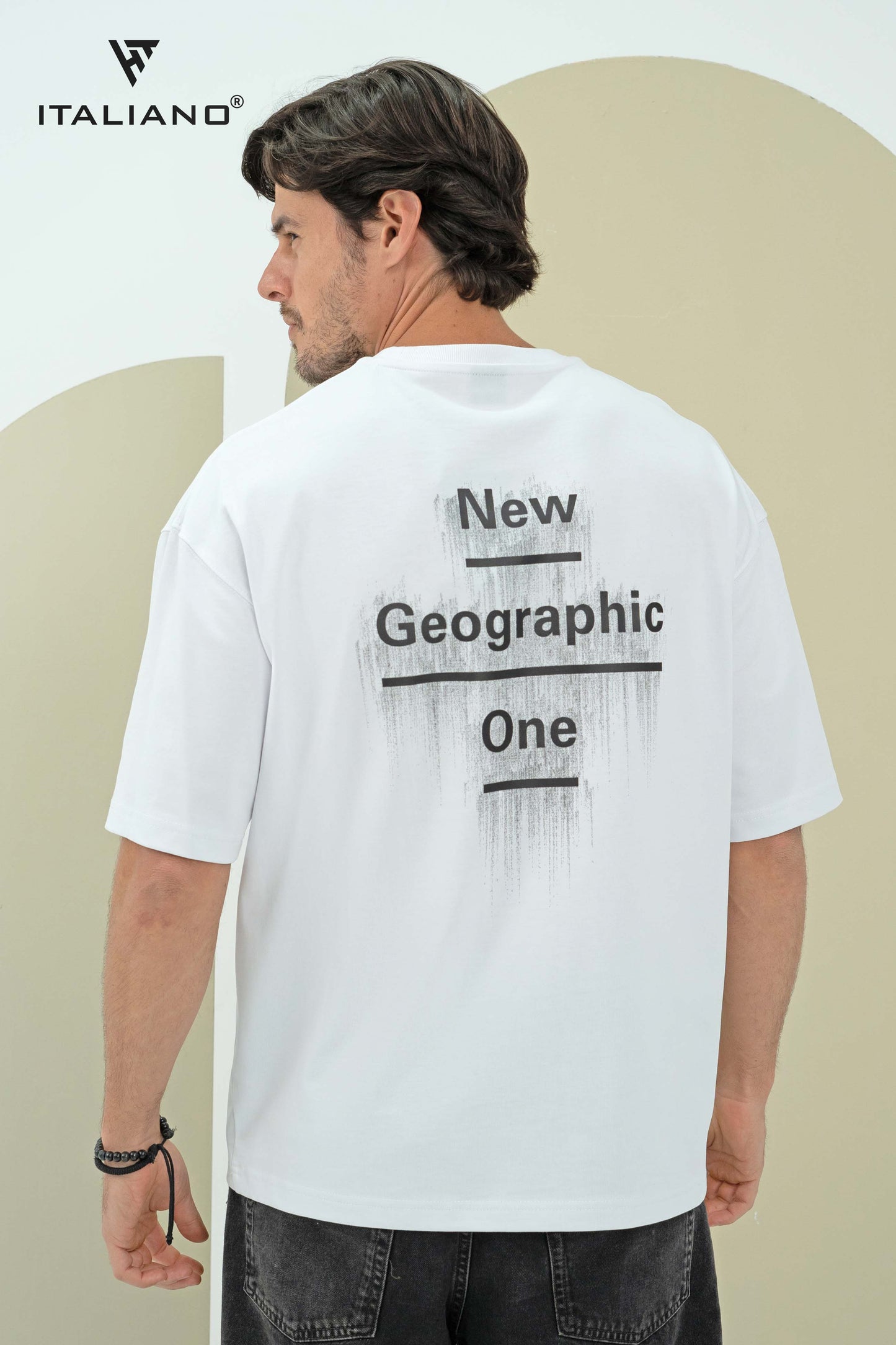 Men T-shirt Over size Italiano TS 1075