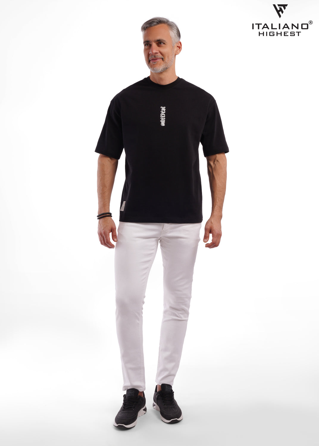 Men T-shirt Over size Italiano TS 01015