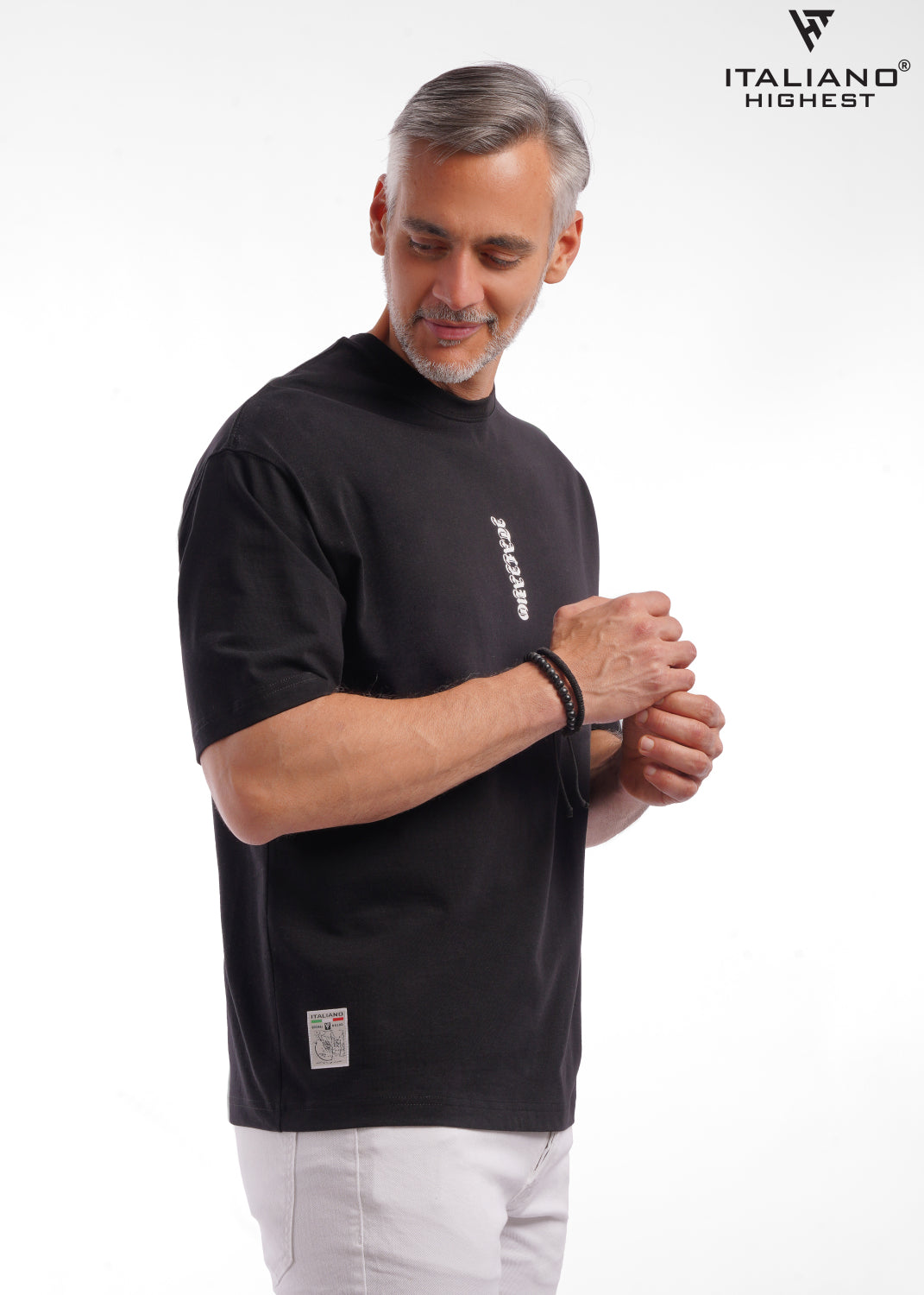 Men T-shirt Over size Italiano TS 01015