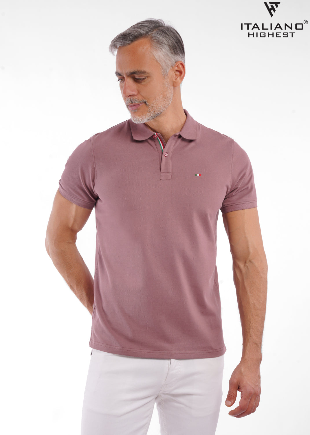 Men T-Shirt Polo Italiano ITSH320