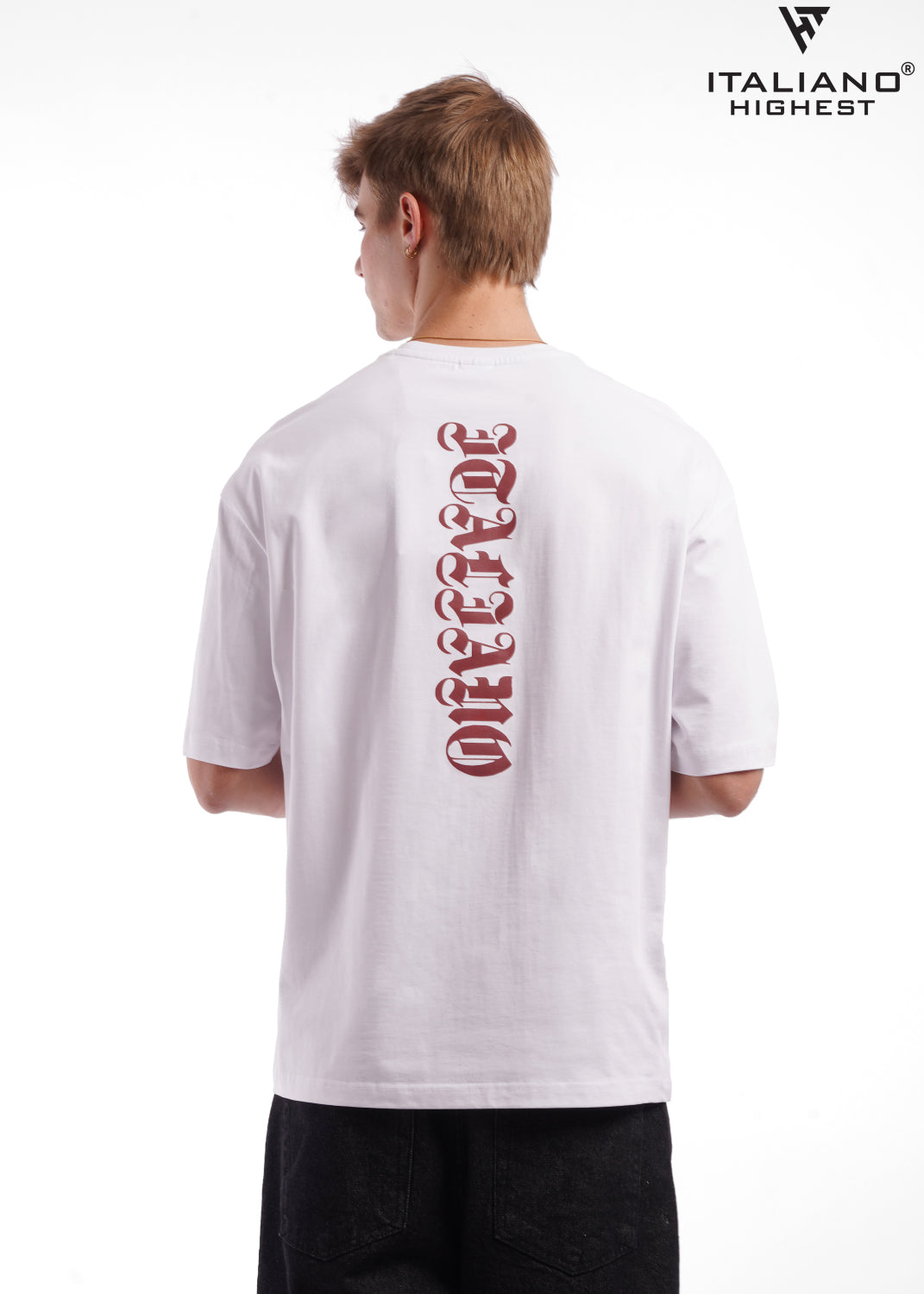 Men T-shirt Over size Italiano TS 01015