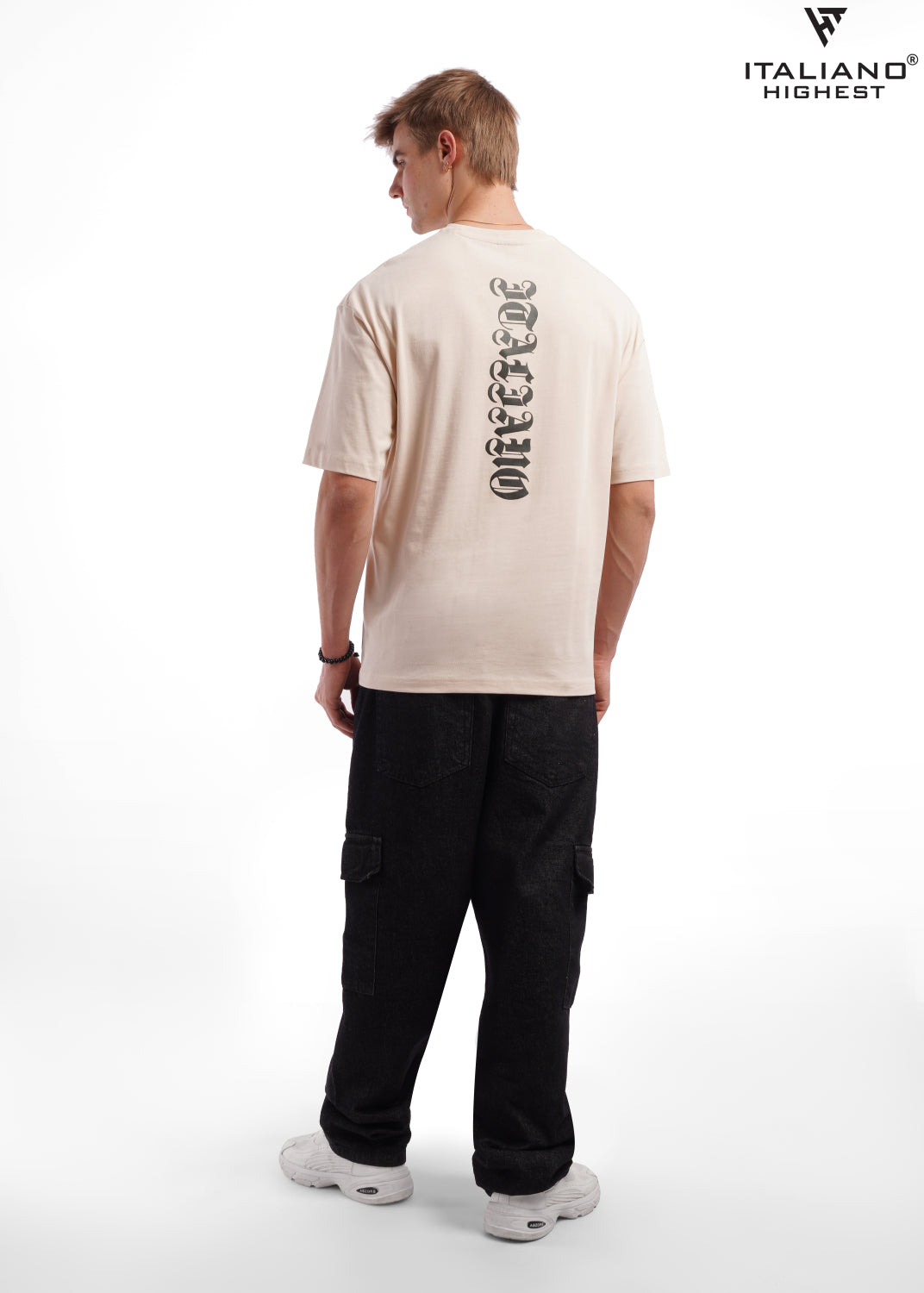 Men T-shirt Over size Italiano TS 01015