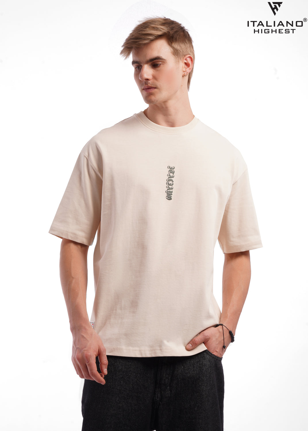 Men T-shirt Over size Italiano TS 01015
