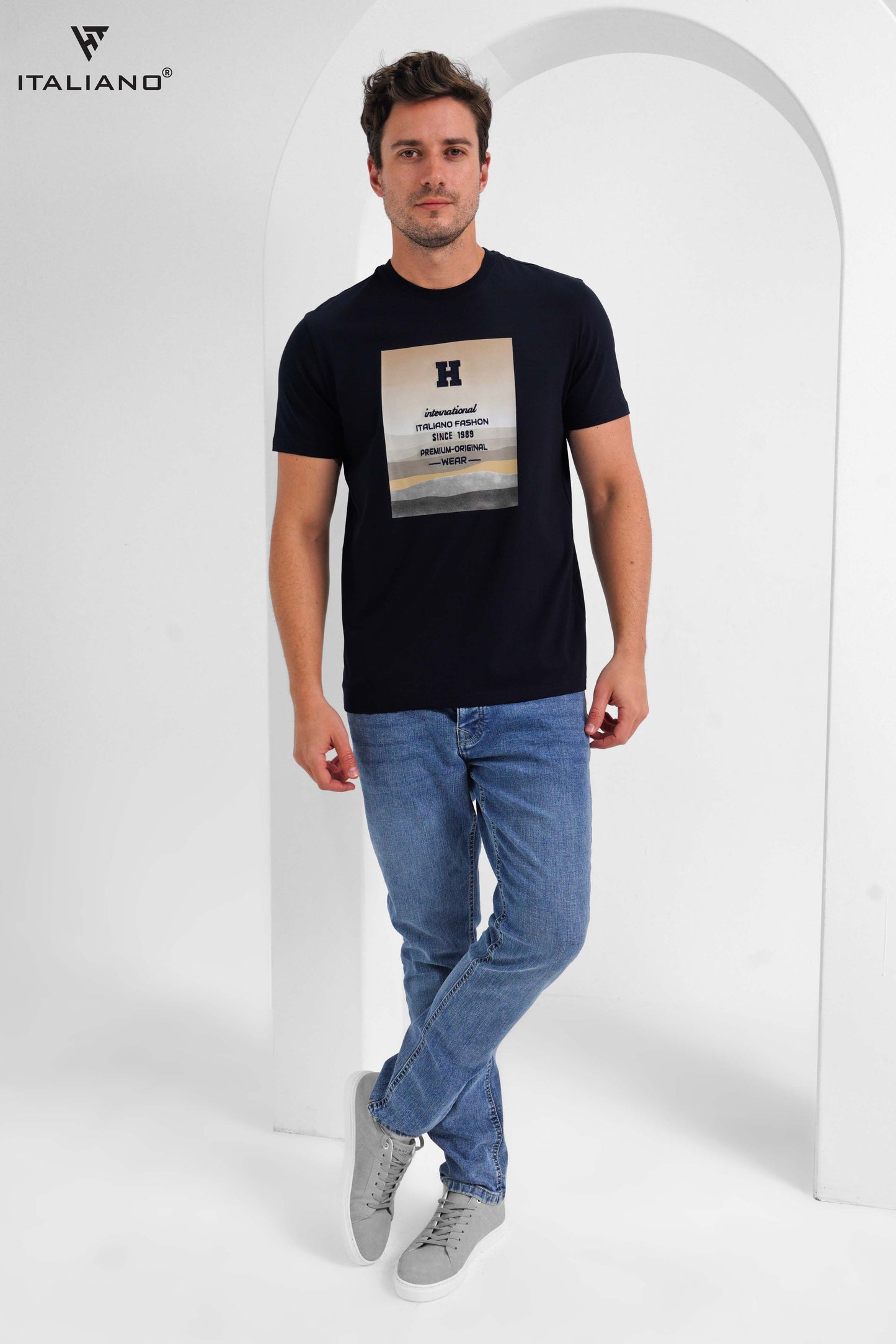Men T-shirt Italiano TS 76