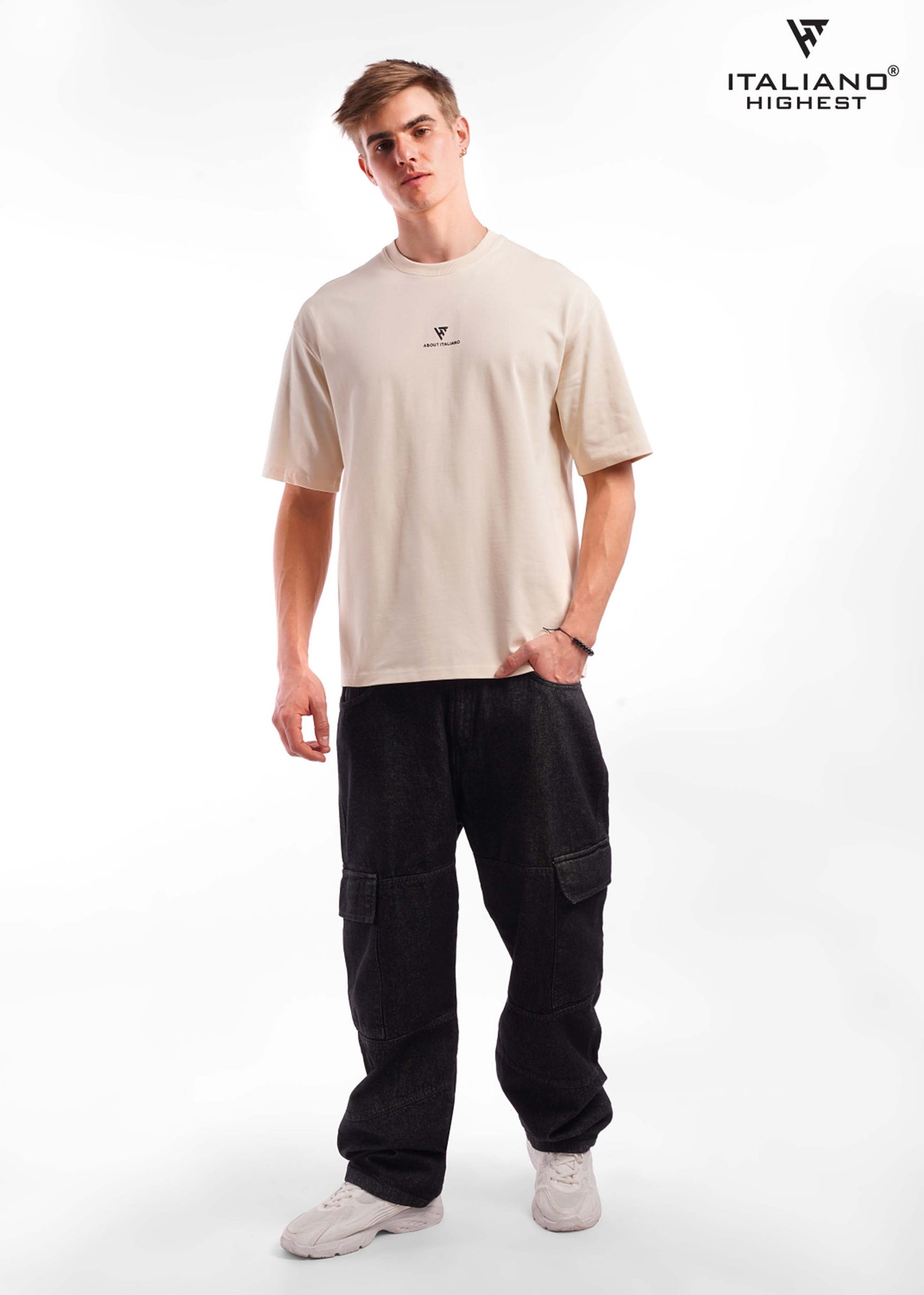 Men T-Shirt Italiano over size ITSH 01001