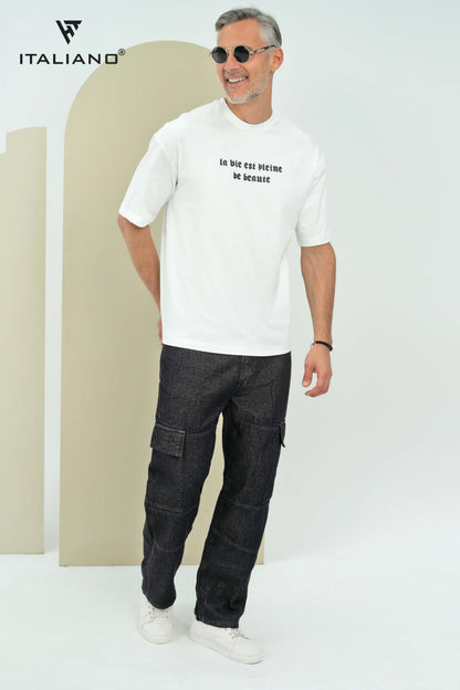 Men T-Shirt OverSize Italiano ITSH 1069