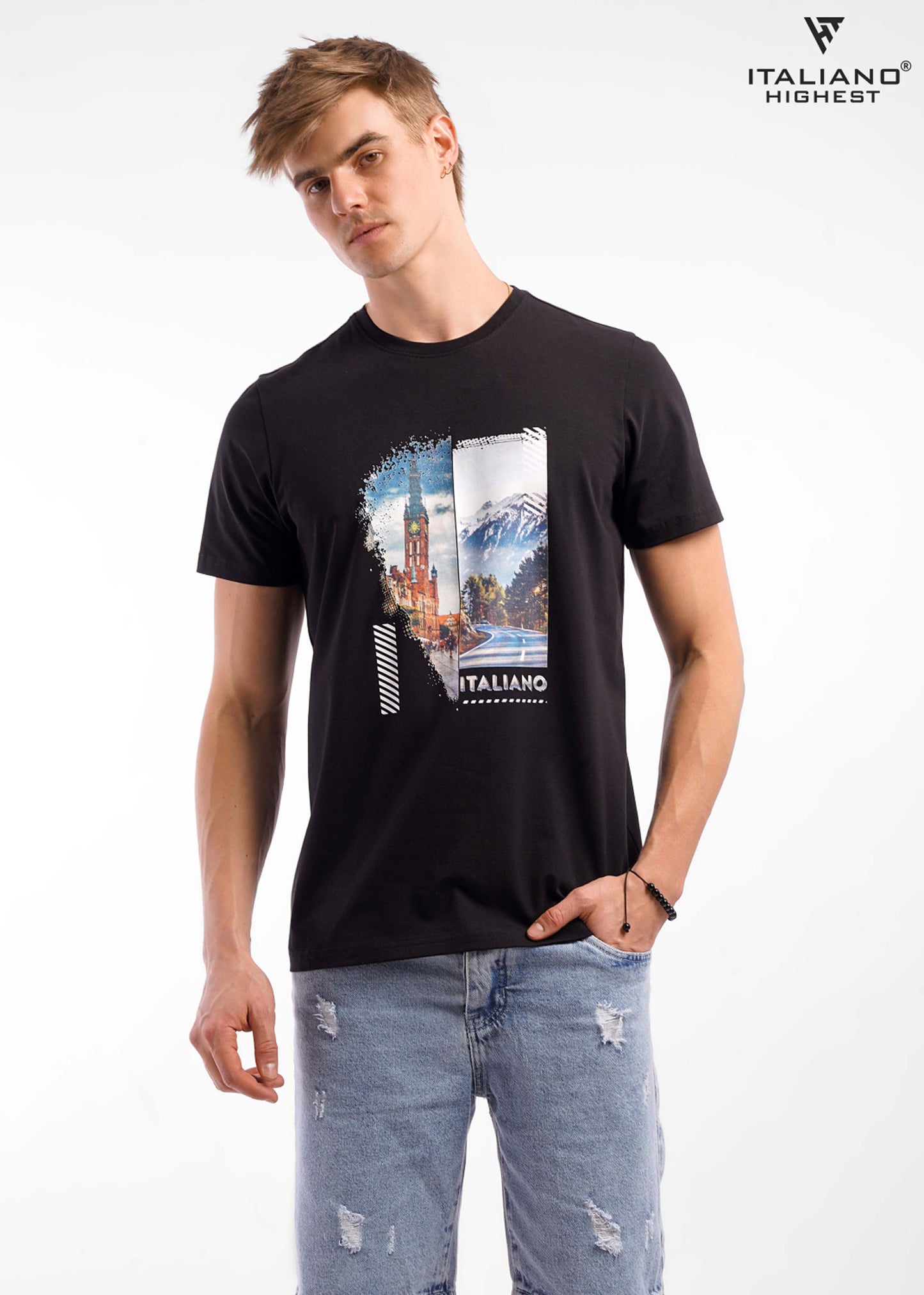 Men T-shirt Italiano TS 1047