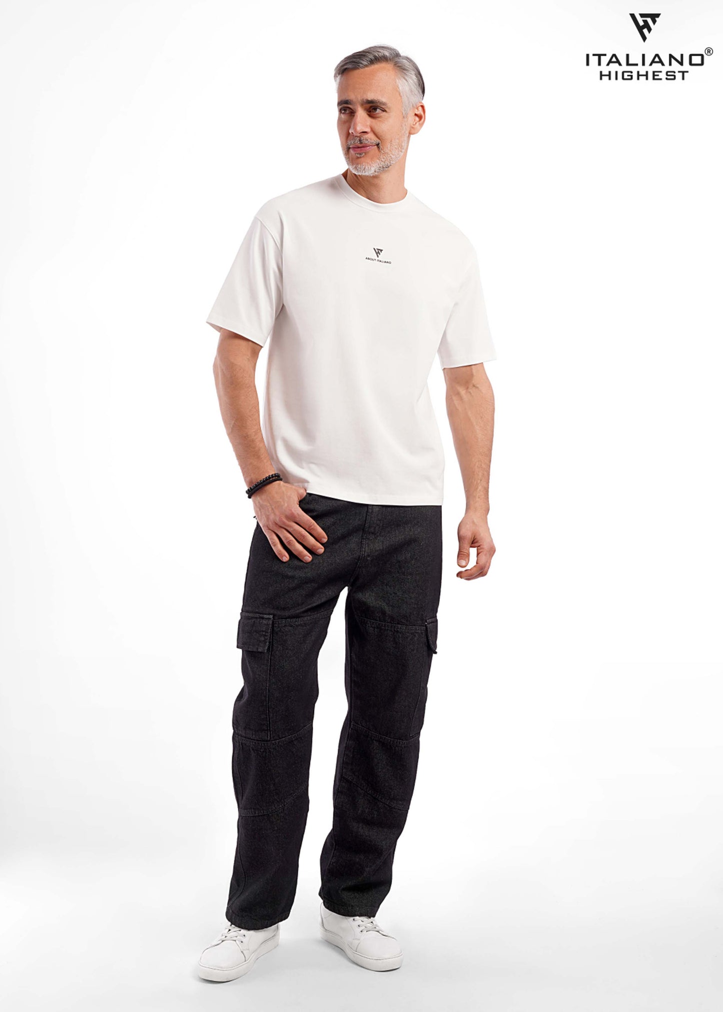 Men T-Shirt Italiano over size ITSH 01001